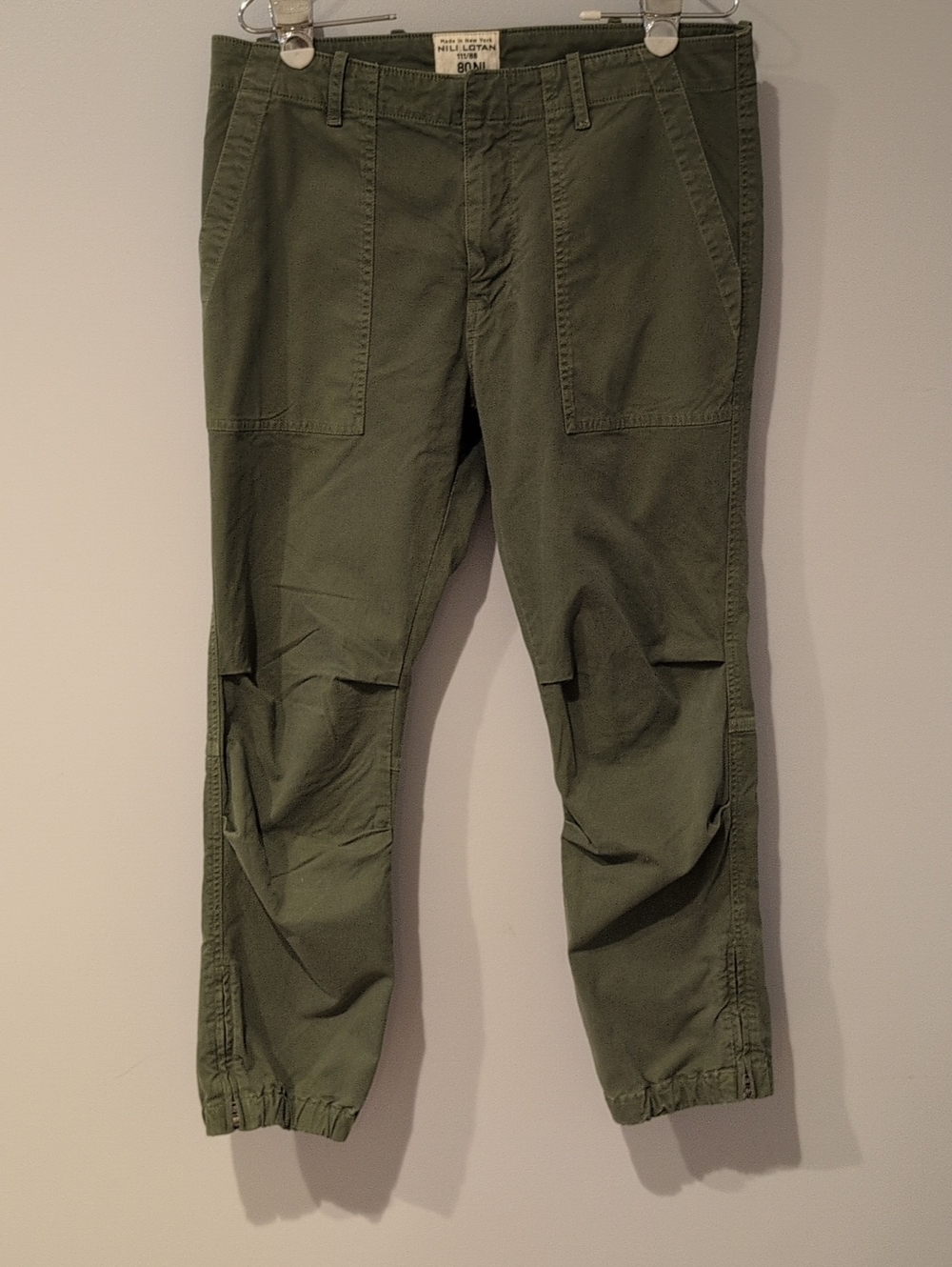 Nili Lotan Utility Cotton Pants Size 8